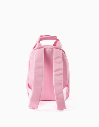 Sac à dos avec imprimé Stitch et Angel pour fille, rose
