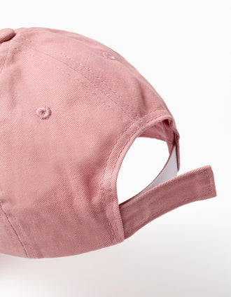 Boné de algodão com estampado Hello Kitty para bebé e menina, rosa