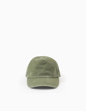 Boné de algodão para bebé e menino, verde cáqui