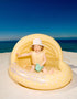 Inflatable Pool&Canopy 100cm Swim Essentials Yellow Flowers 1A+