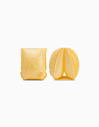 Inflatable Swimming Armbands Swim Essentials Yellow Flowers 0-15Kg/0-2Y