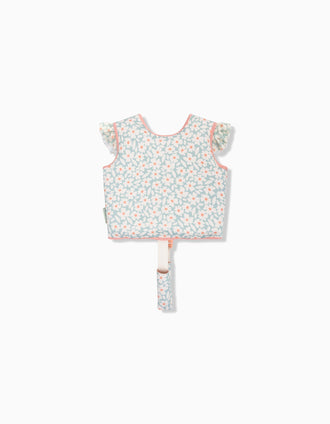 Floatation Vest Swim Essentials Green Flowers 18-30Kg/3-6Y