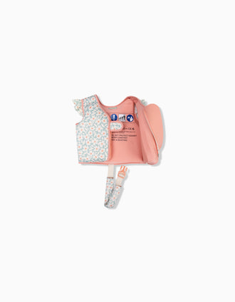 Floatation Vest Swim Essentials Green Flowers 18-30Kg/3-6Y