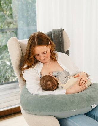 Doomoo Buddy Breastfeeding Pillow Corduroy, Green