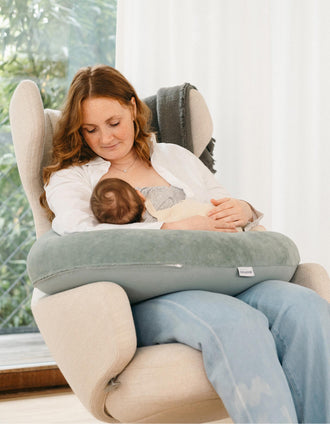 Doomoo Buddy Breastfeeding Pillow Corduroy, Green