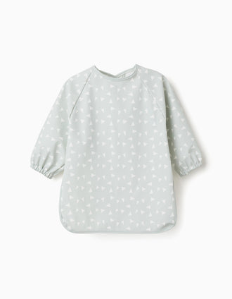 XL Waterproof Bib with Sleeves ZY Baby, Grey