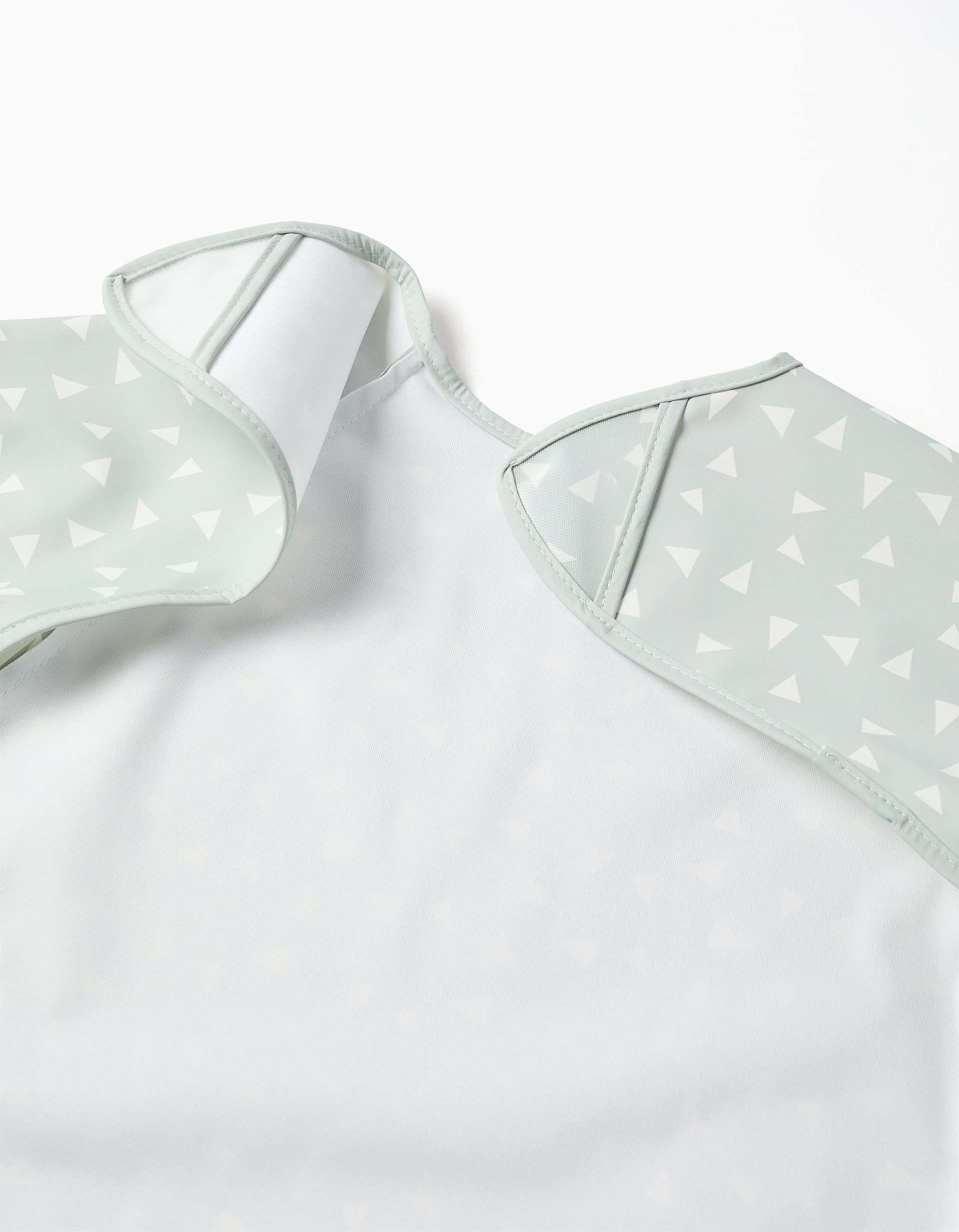 XL Waterproof Bib with Sleeves ZY Baby, Grey