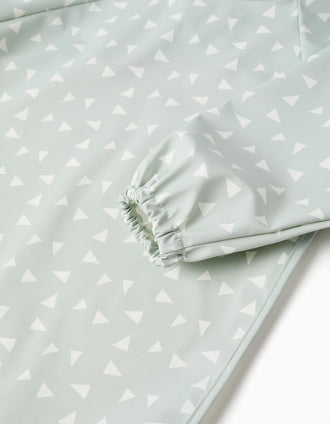 XL Waterproof Bib with Sleeves ZY Baby, Grey
