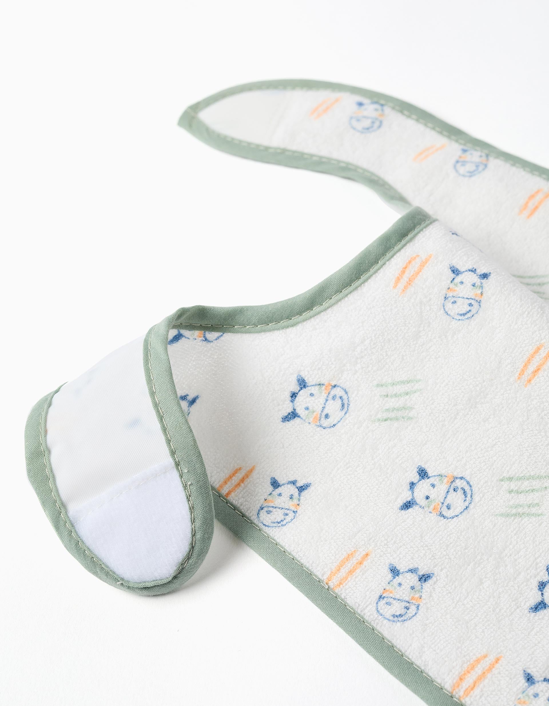 Lot de 5 Bavoirs Imperméables à Imprimés ZY Baby, Multicolore