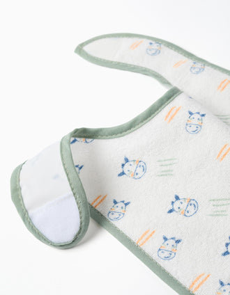 Pack de 5 Baberos Impermeables con Estampados ZY Baby, Multicolor