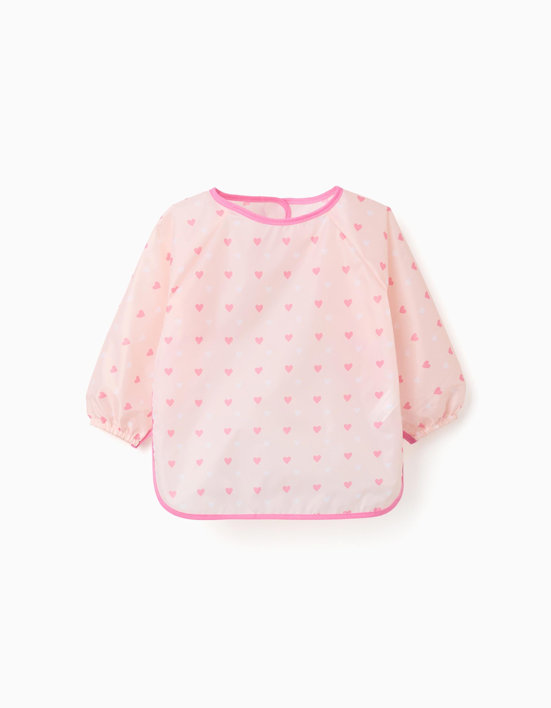 Waterproof Bib with Sleeves ZY Baby, Pink