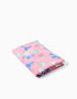 Serviette de plage en coton avec motif Stitch pour fille, rose