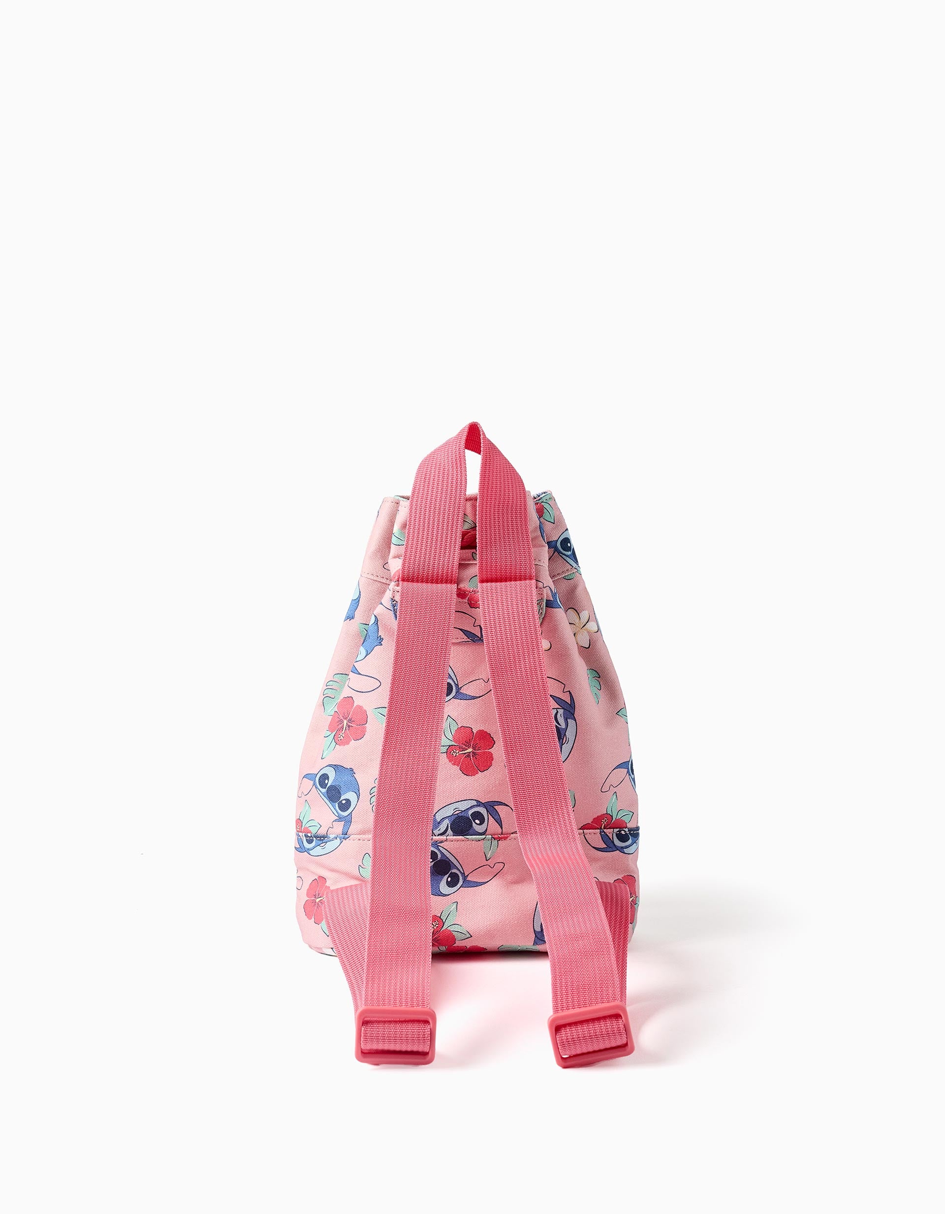 Sac seau avec bretelles et motif Stitch pour fille, rose