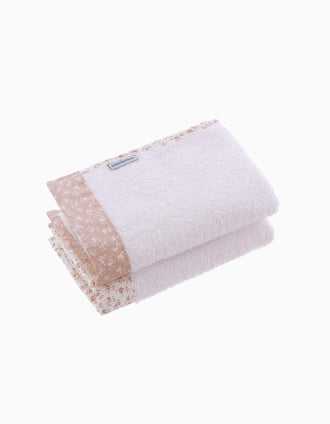 Pack de 2 Petites Serviettes Cambrass 25x35x1 cm, Rose