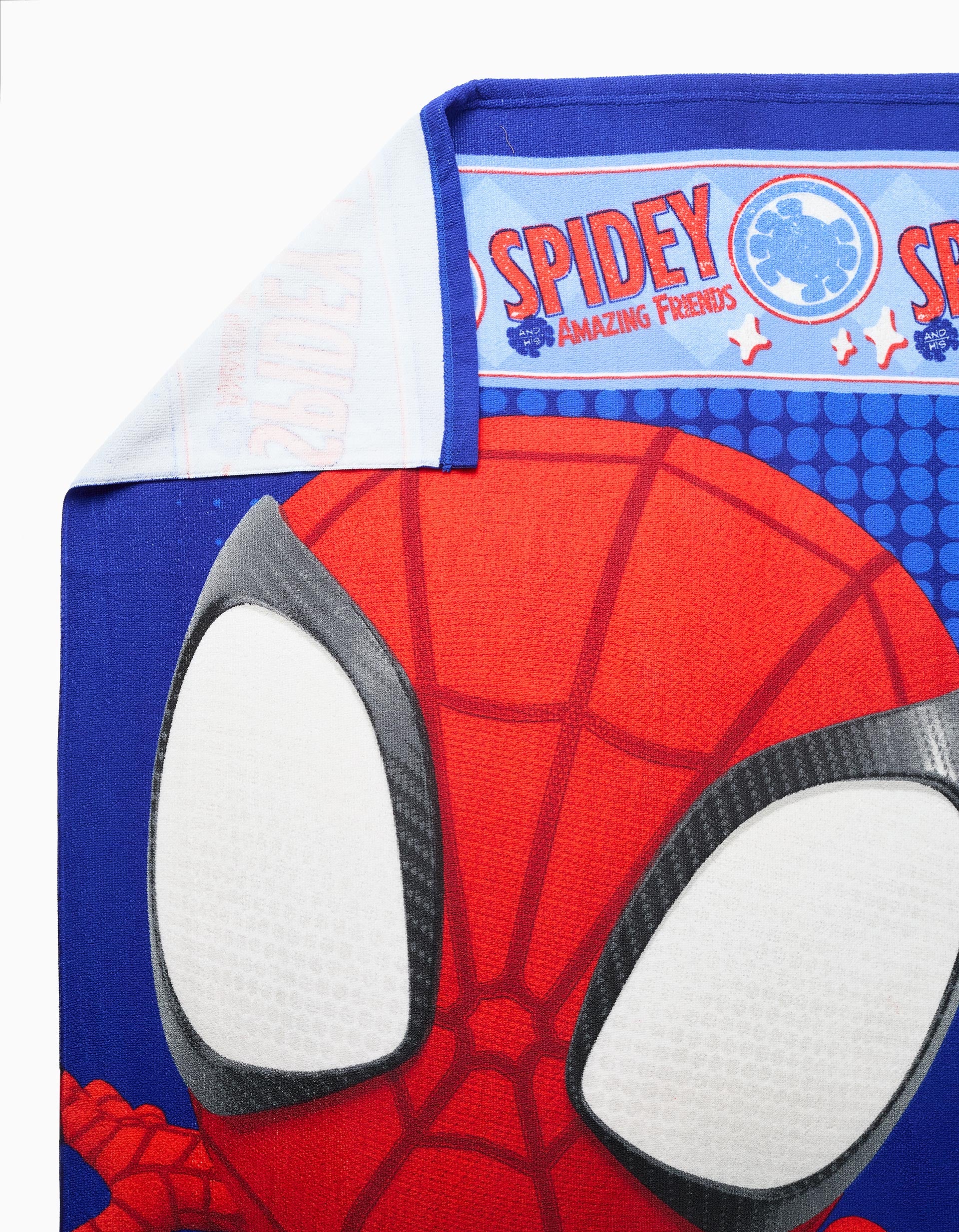 Spiderman Beach Towel for Boys, Blue/Red