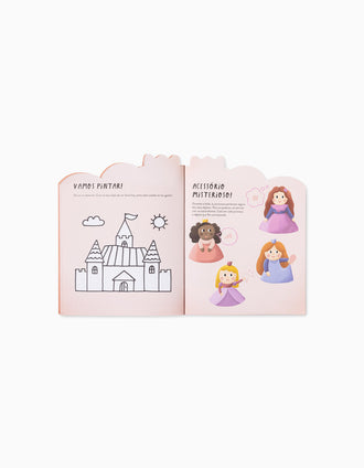 Princesses Sticker Activity Book Edicare 6Y+