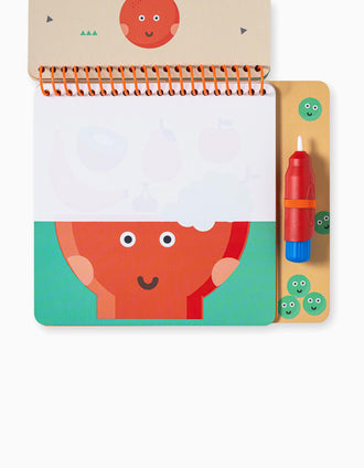 Water Colouring Book Food Edicare 4Y+