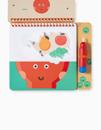 Water Colouring Book Food Edicare 4Y+