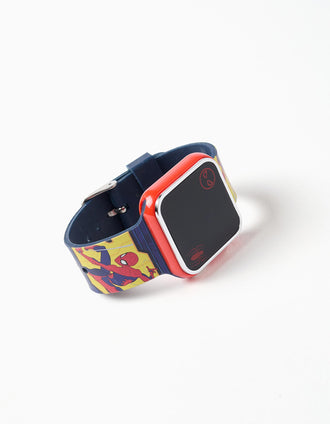 Montre LED Spider-Man pour Garçon, Rouge