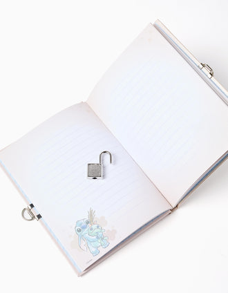 Journal Stitch avec Cadenas et Clés pour Fille, Rose/Beige Assorti