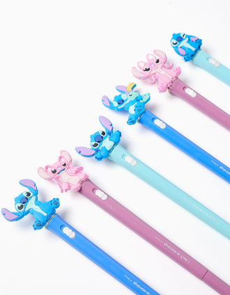 Stylo Lampe de Poche avec Stitch pour Enfant, Bleu/Violet Assorti