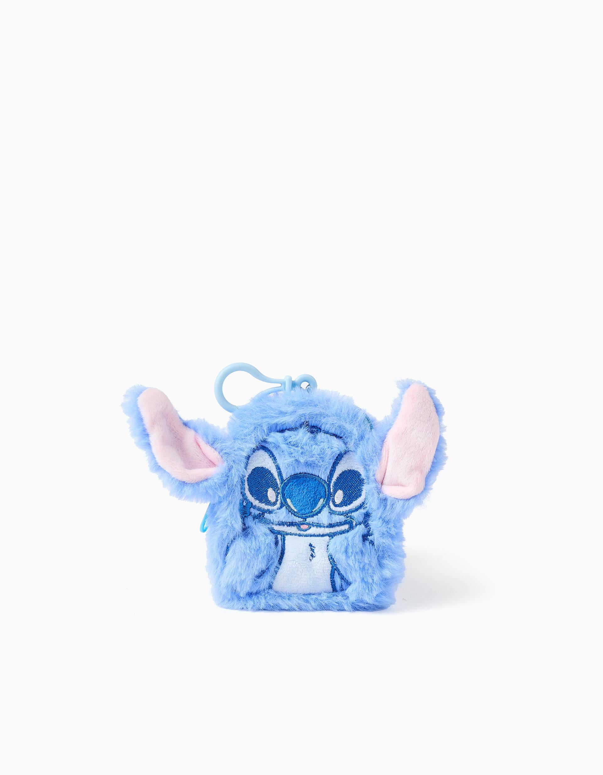 Porta-moedas de Peluche com Porta-chaves 'Stitch' para Menina, Azul