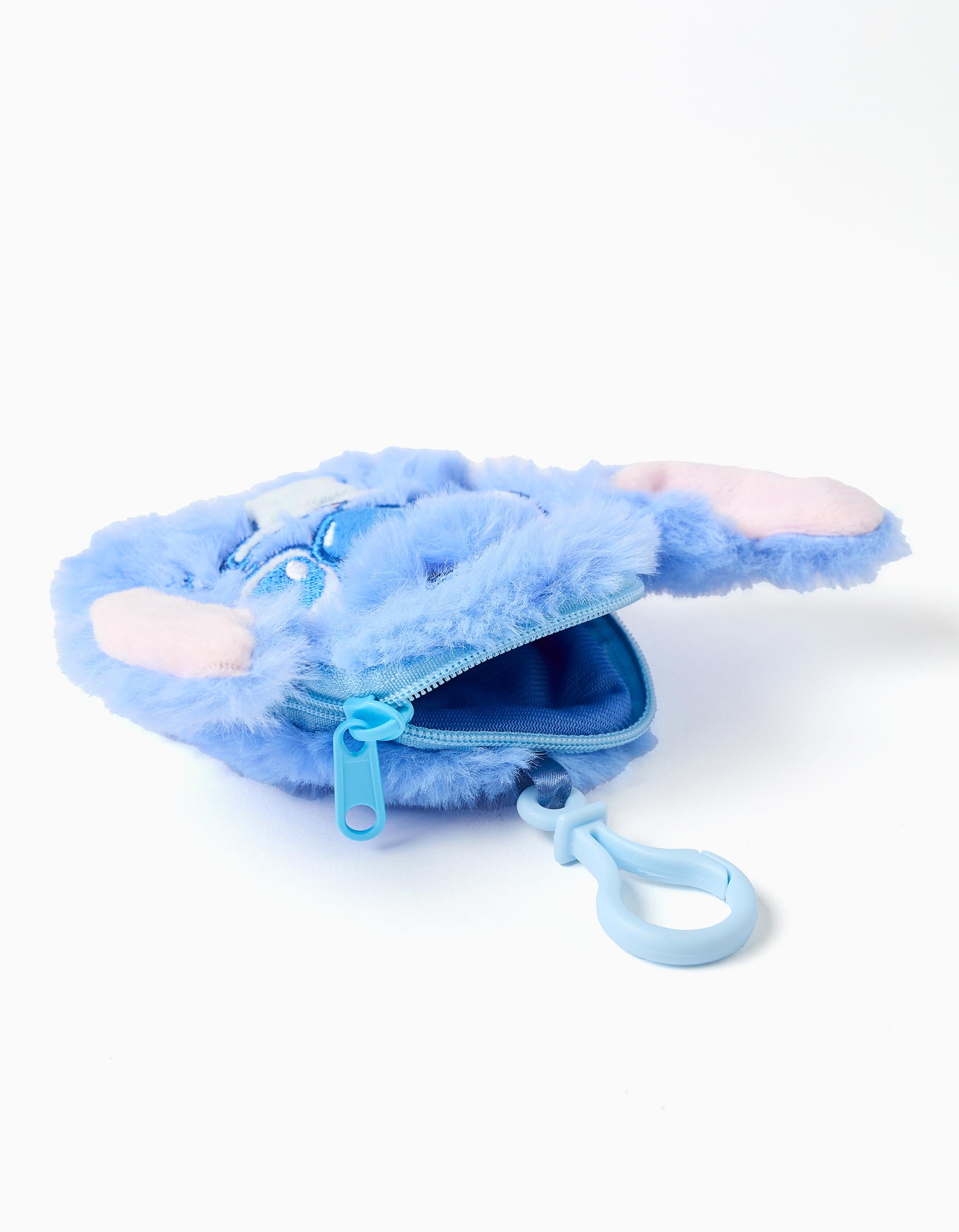 Porta-moedas de Peluche com Porta-chaves 'Stitch' para Menina, Azul