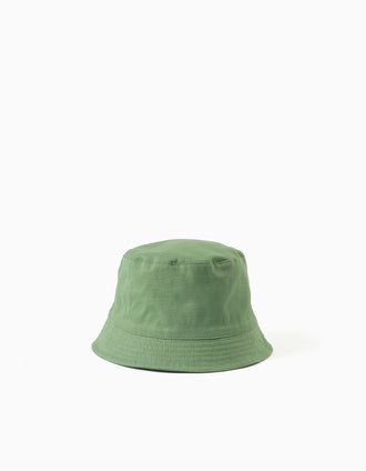 Chapéu de sarja para bebé e menino, verde