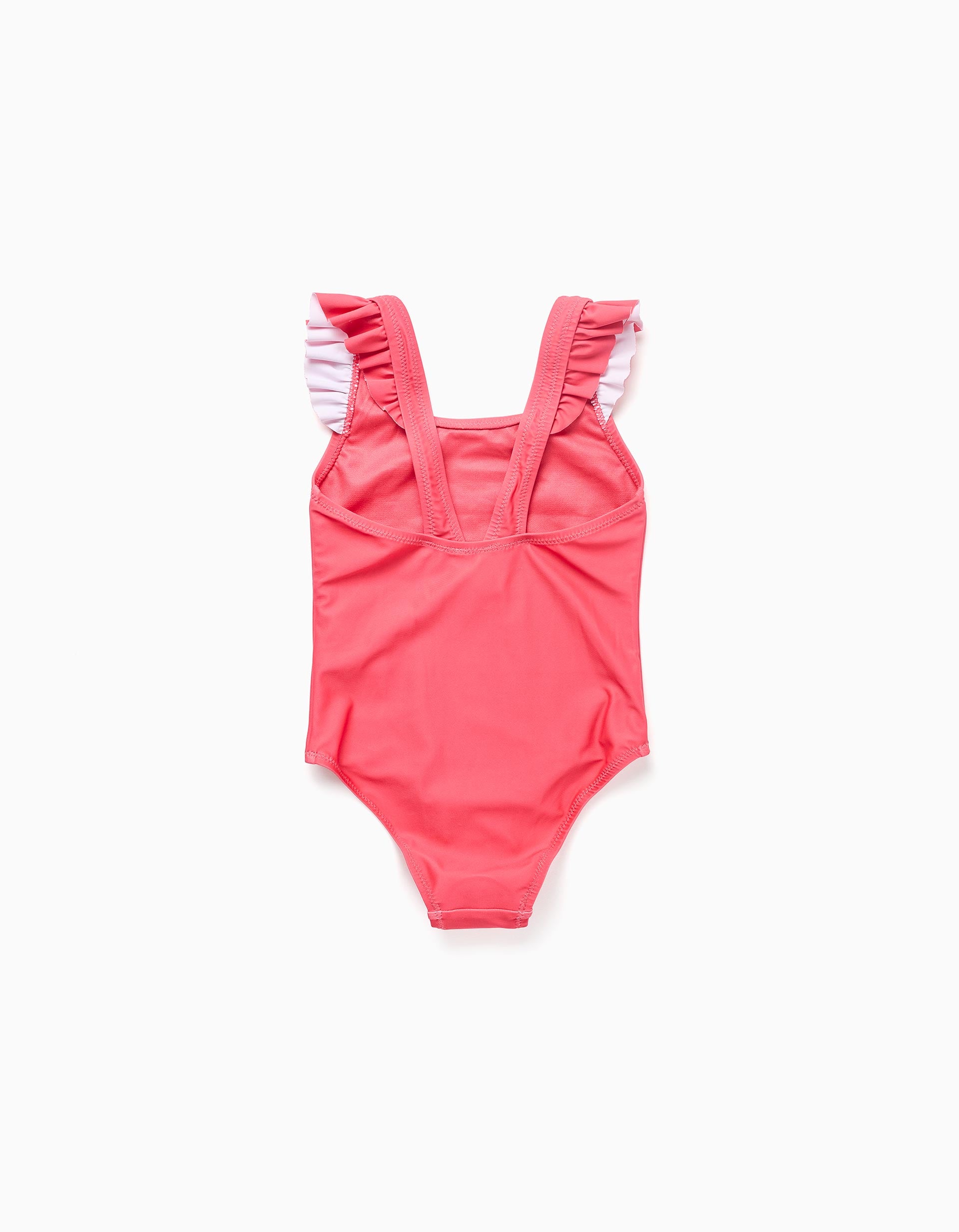Maillot de bain à imprimé Minnie et volants pour bébé fille, rouge