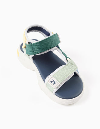 Sandales Superlight avec brides à scratch pour garçon, multicolore