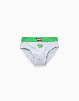 Pack 5 cuecas com estampados Vingadores para menino, azul/cinza/branco
