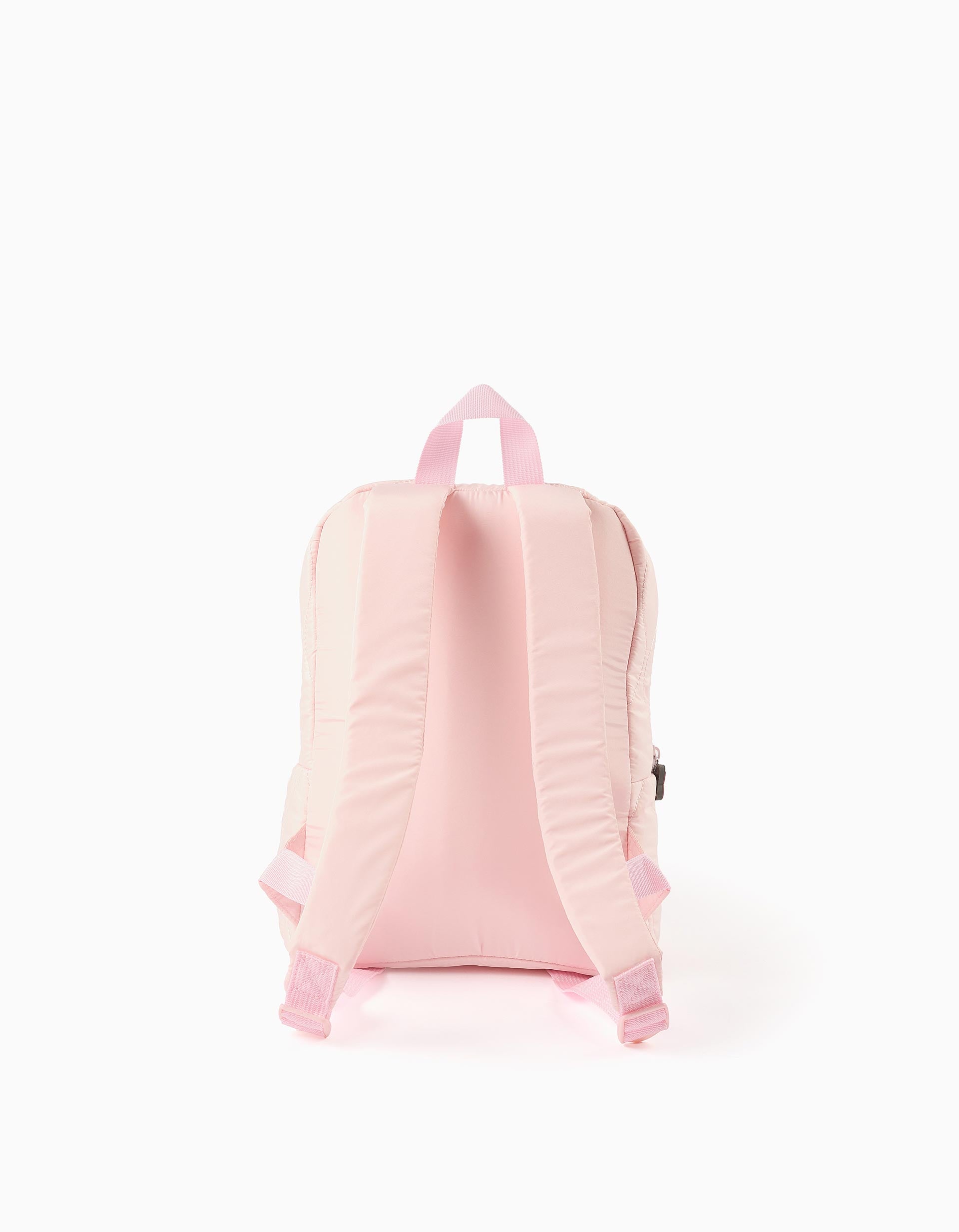Minnie Mouse padded backpack for babies and girls, light pink