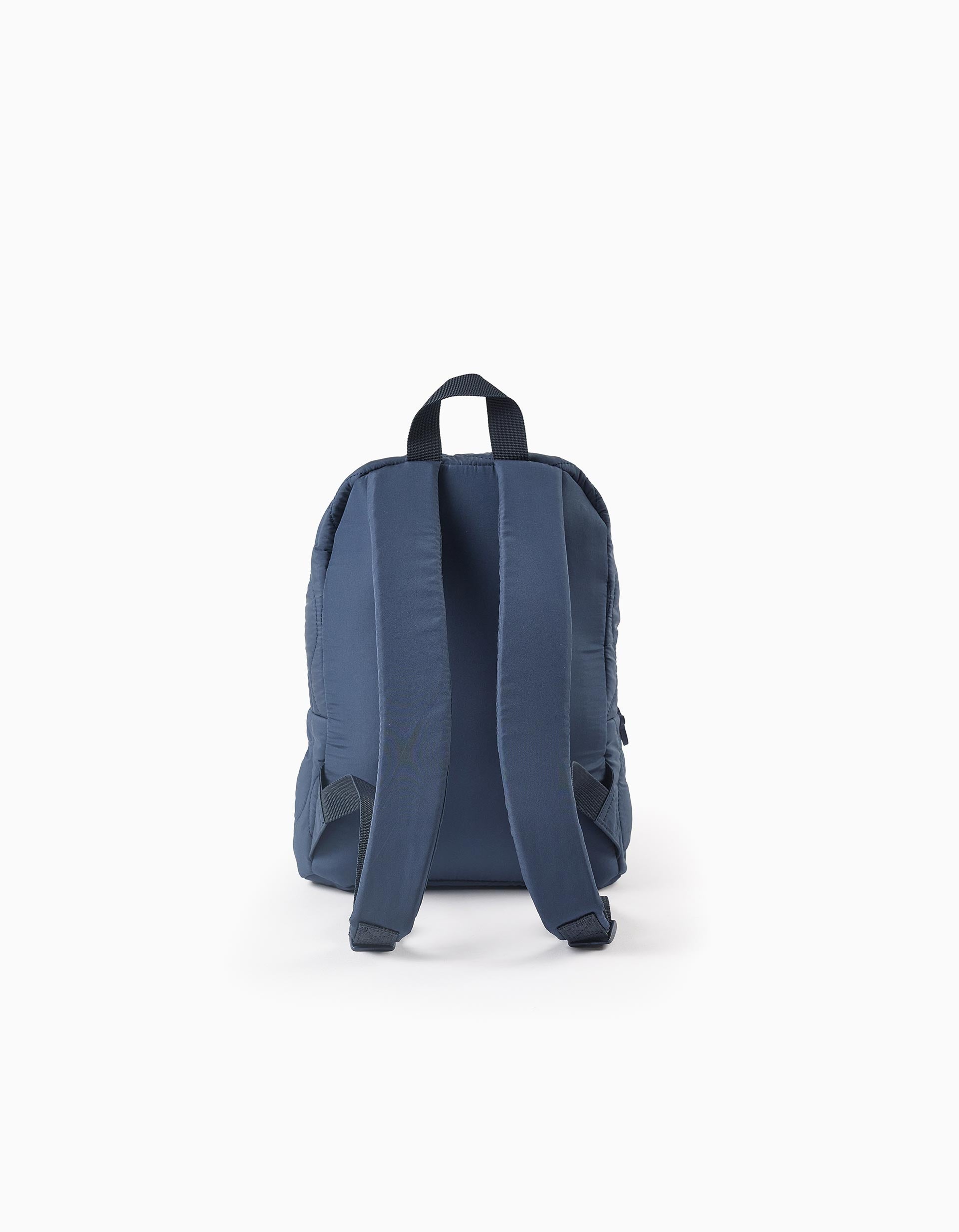 Mochila acolchada de Mickey Mouse para bebé y niño, azul oscuro