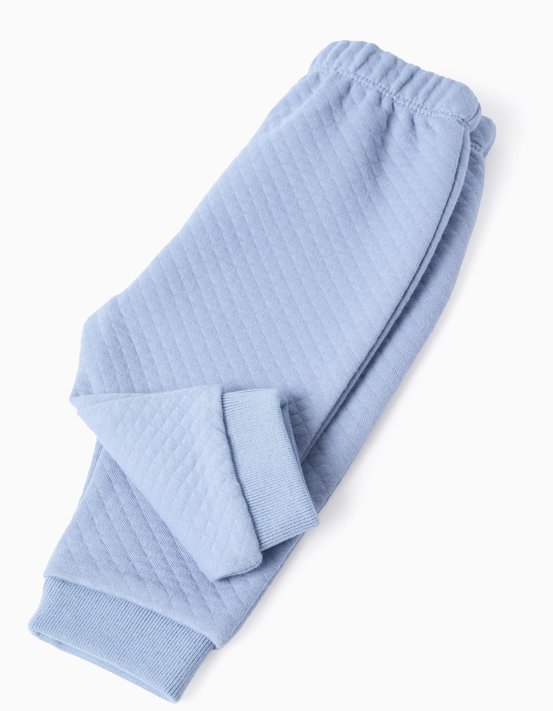 Conjunto acolchado de chaqueta + pantalón para recién nacido, azul