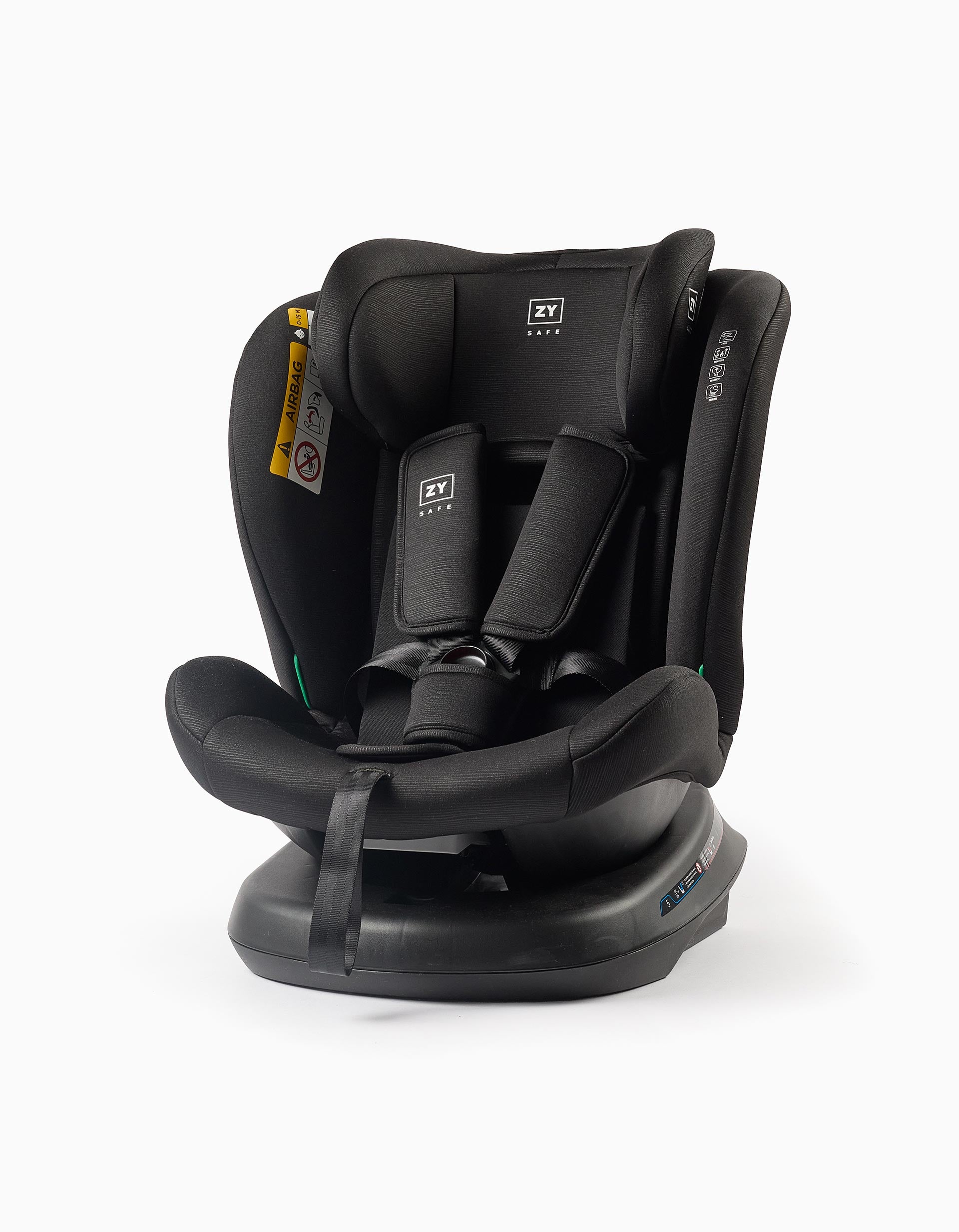 Car Seat I-Size ZY Safe Primecare Belt I (40-150 cm), Black
