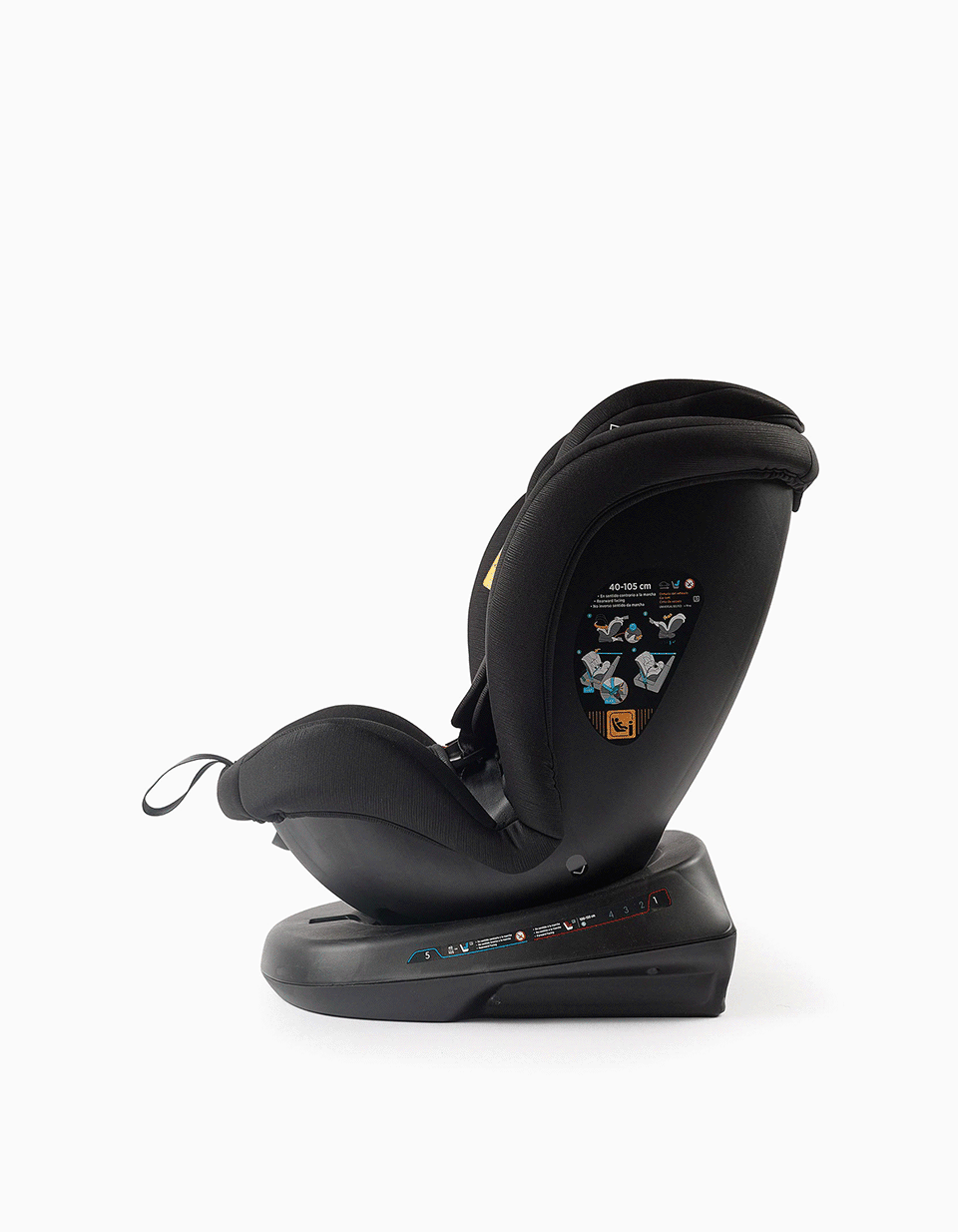 Car Seat I-Size ZY Safe Primecare Belt I (40-150 cm), Black