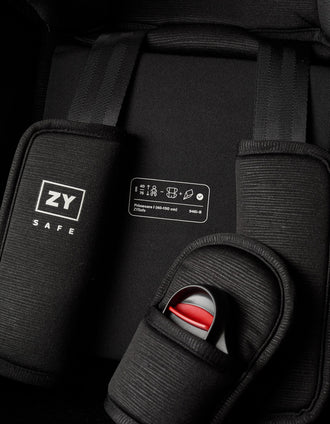 Silla de Coche I-Size ZY Safe Primecare Belt I (40-150 cm), Negro