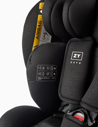 Silla de Coche I-Size ZY Safe Primecare Belt I (40-150 cm), Negro
