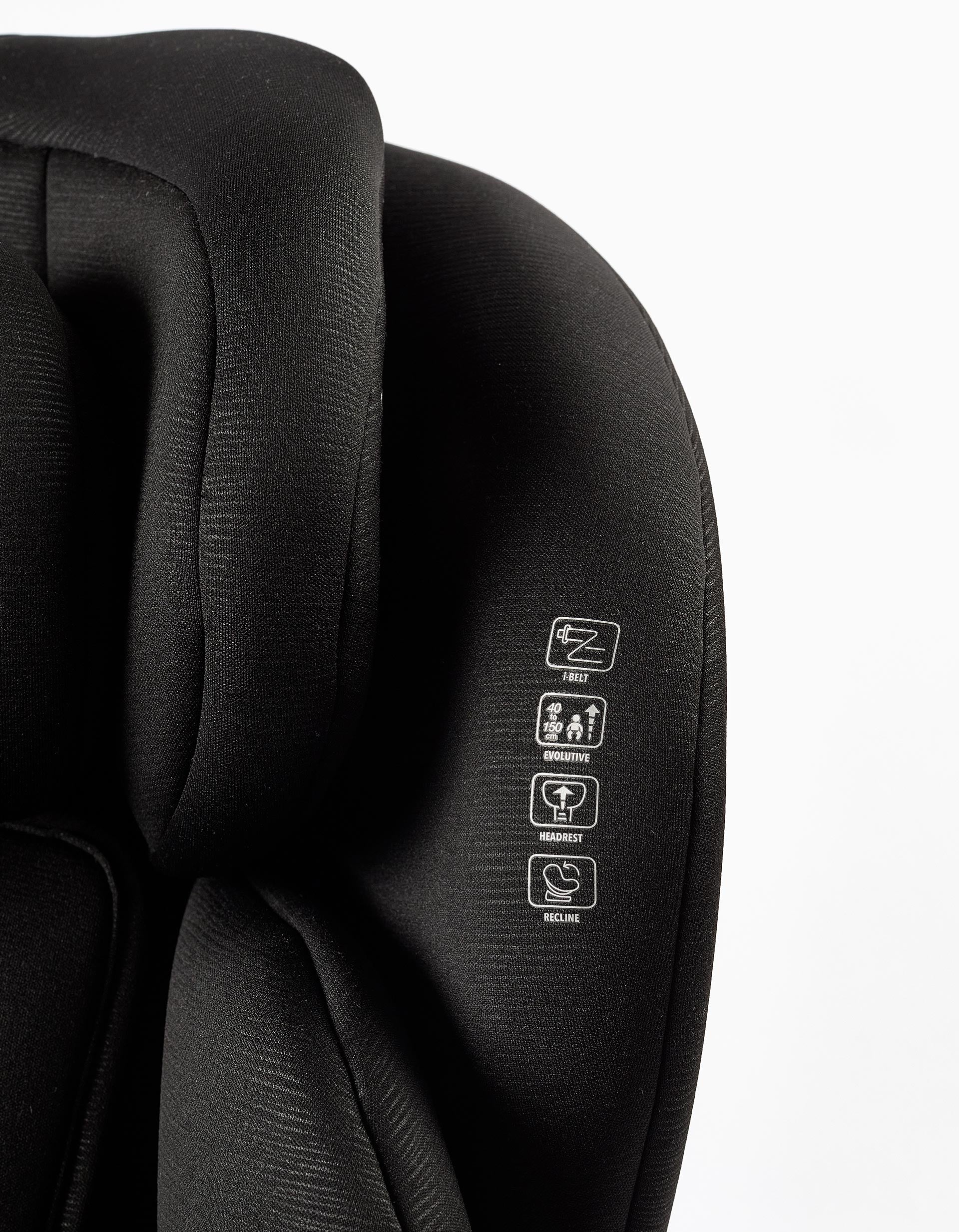 Car Seat I-Size ZY Safe Primecare Belt I (40-150 cm), Black