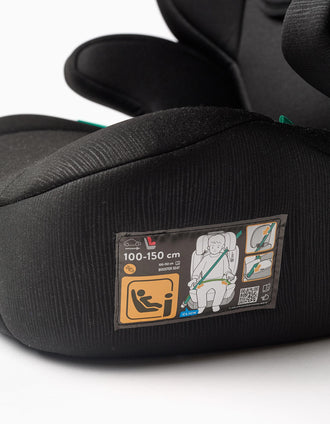 Silla de Coche I-Size ZY Safe Primecare Belt IV (100-150 cm), Negro