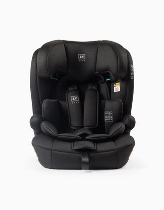 Silla de Coche I-Size ZY Safe Primecare Fix III (76-150 cm), Negro