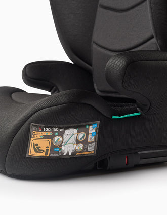 Silla de Coche I-Size ZY Safe Primecare Fix IV (100-150 cm), Negro