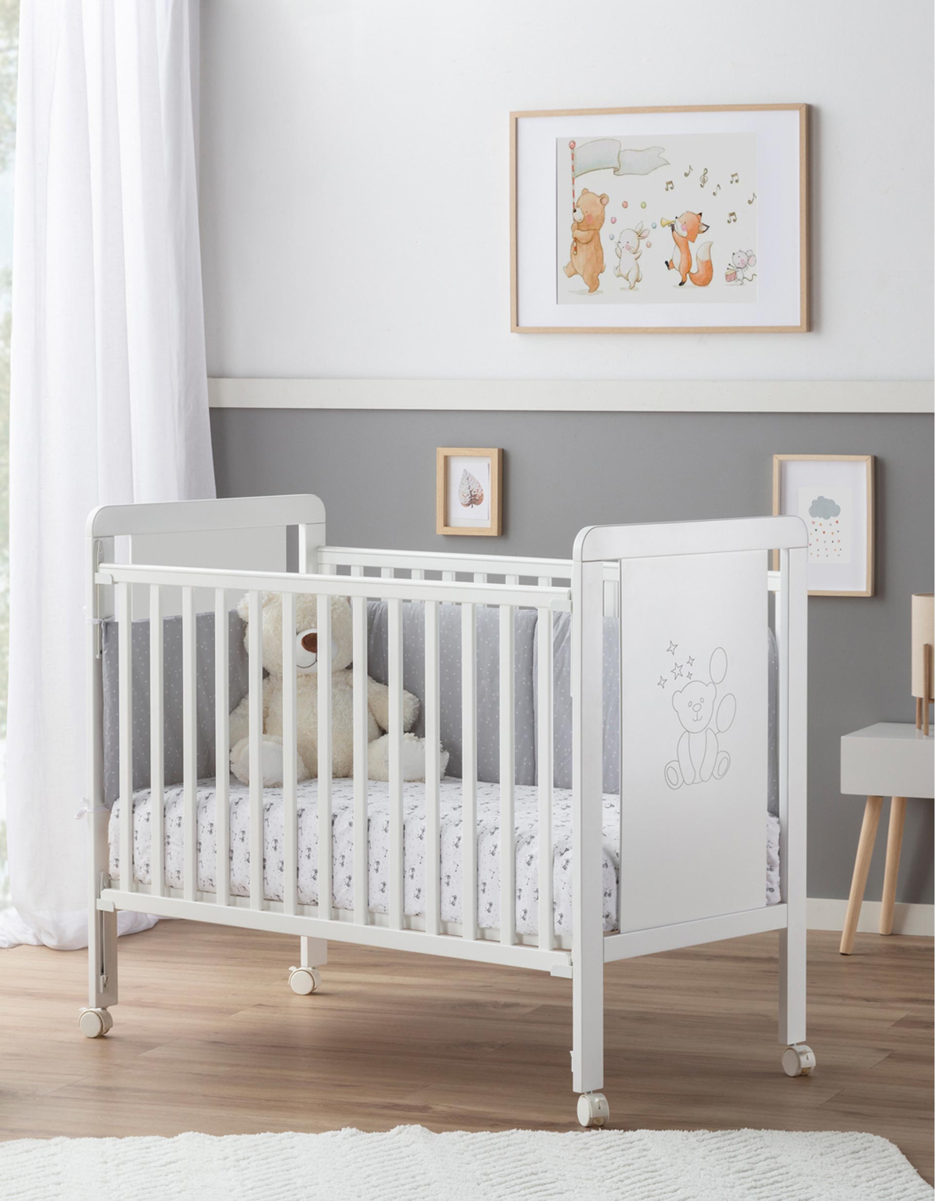 Berço Napoli IKID 60X120 cm, Branco