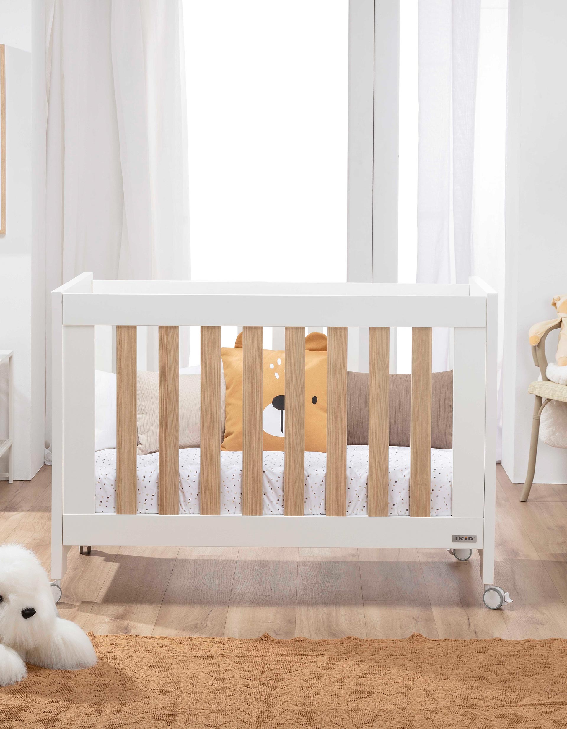 Essenza Cot IKID 60X120 cm, Natural/White