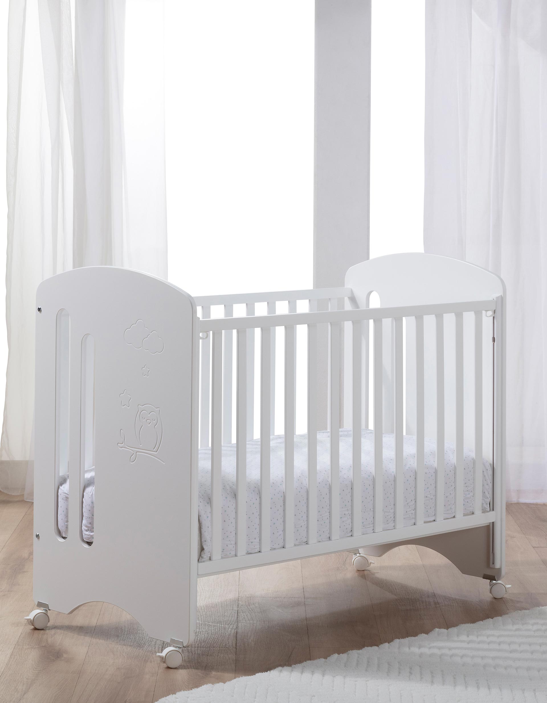 Buhito Cot IKID 60X120 cm, White