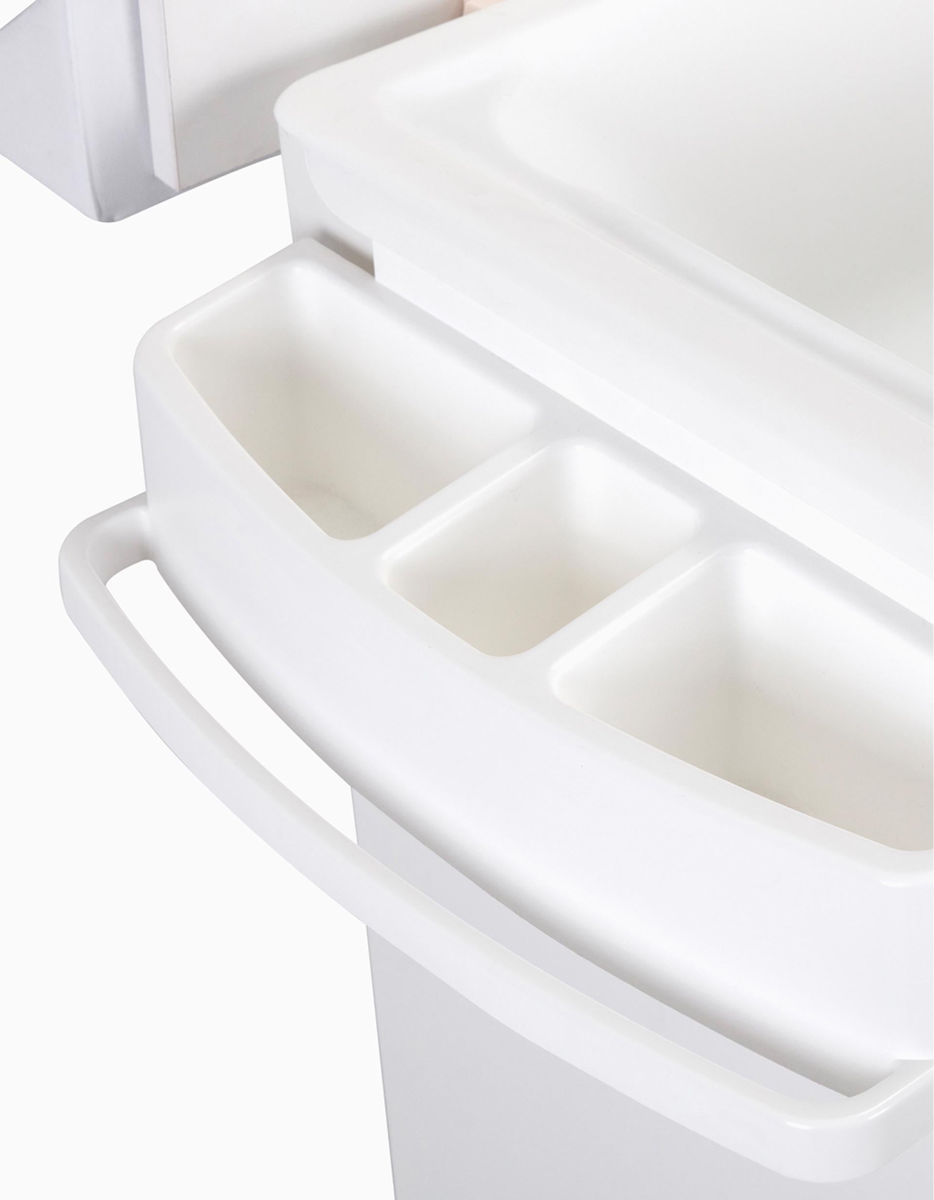 Mare Bathroom Drawer IKID, White
