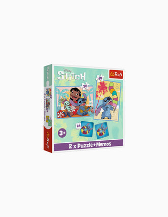 Puzzle 2en1 Trefl 30/48 Pzs 'Happy Lilo&Stitch Day' 3A+