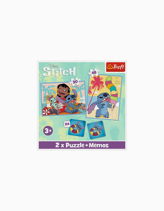 Puzzle 2en1 Trefl 30/48 Pzs 'Happy Lilo&Stitch Day' 3A+