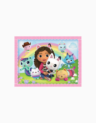 Puzzle 2en1 Trefl 30/48 Pzs 'Gabby with Her Friend - The Cat' 3A+