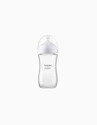 Biberón de Vidrio Natural Response Philips Avent 240ml 1M+